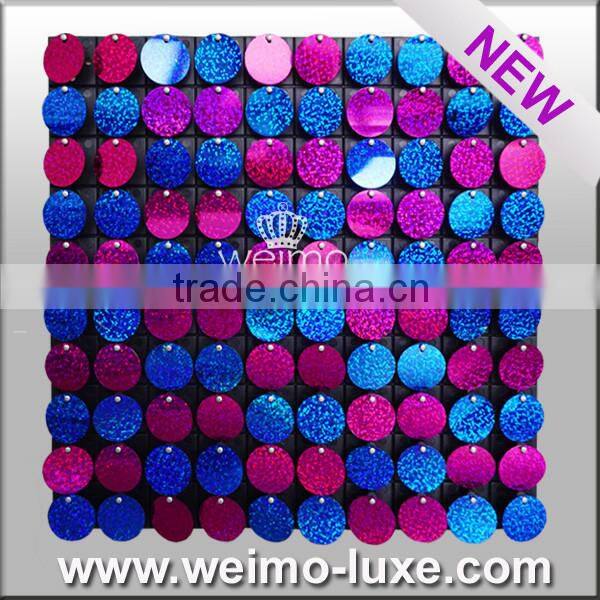 2016 New Reflective Sequin Decorative Plastic Panels