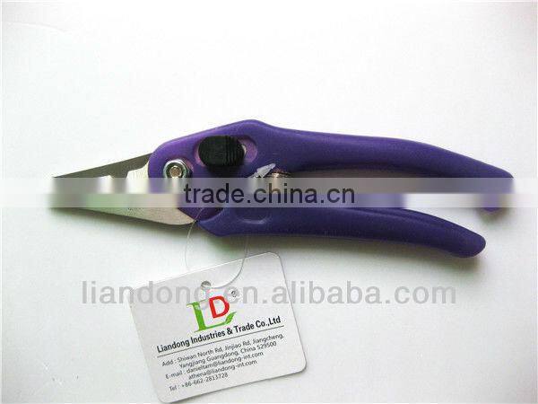 Stainless Steel garden snip scissors