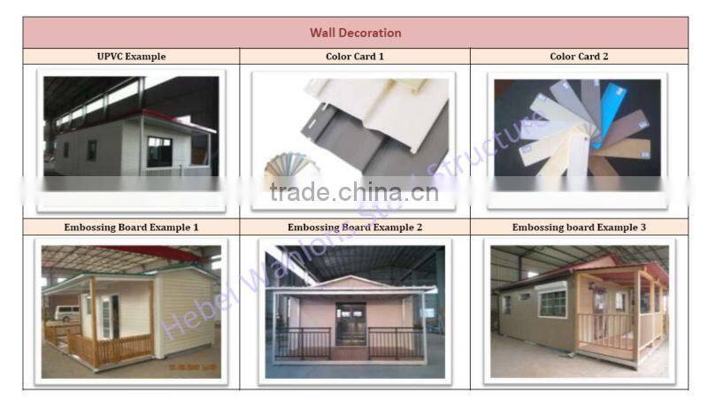 NEW: Luxury prefab house with UPVC wall cladding and WPC veranda