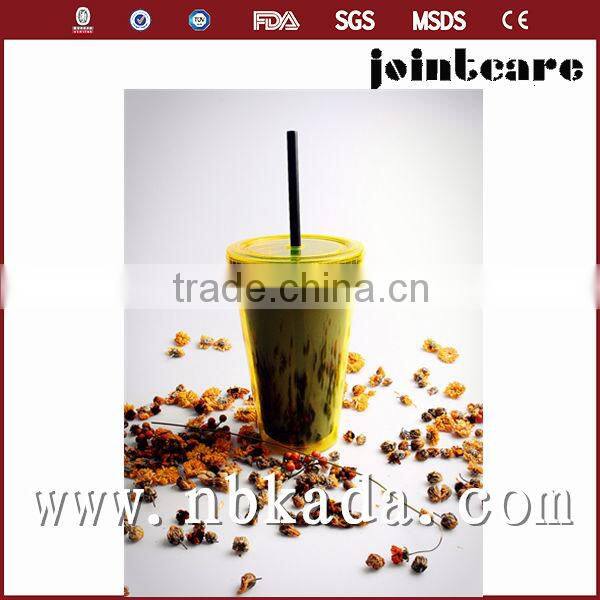 500ml colorful straw cup