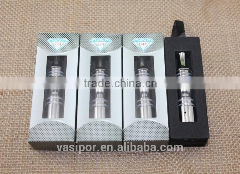 Glass gax atomizer Glass tank Straight tube special for wax, dry herb extractive newly in UAS market