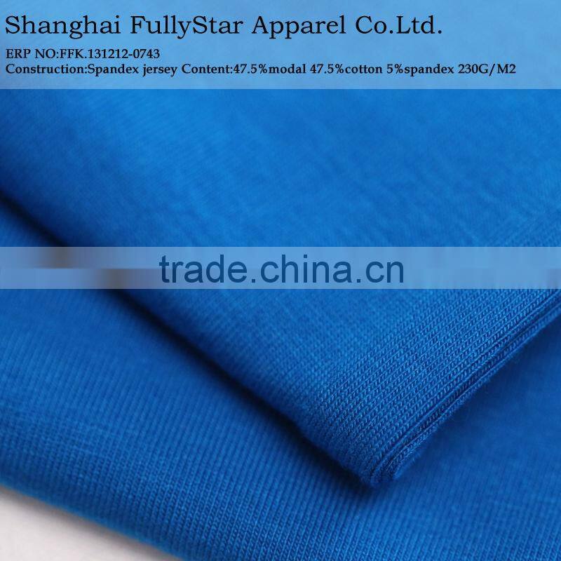 plain dyed fancy cotton modal fabric