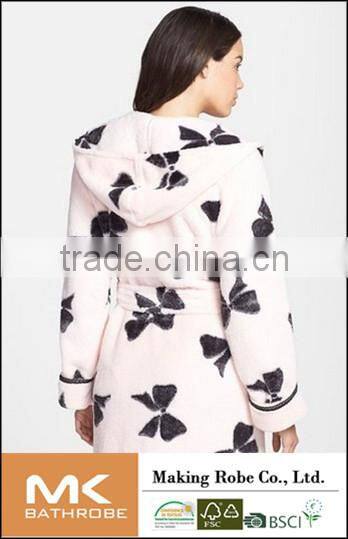 Warm Sexy Women Coral Fleece Bathrobe