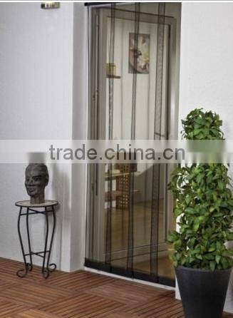 Fiberglass door screen curtain in pieces