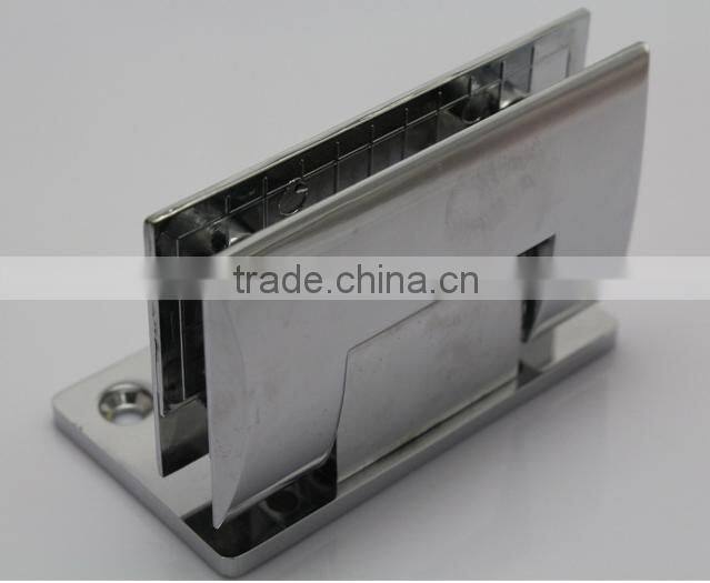 Heavy duty SUS 304 temperd glass clamp 135 degree galss door hinge
