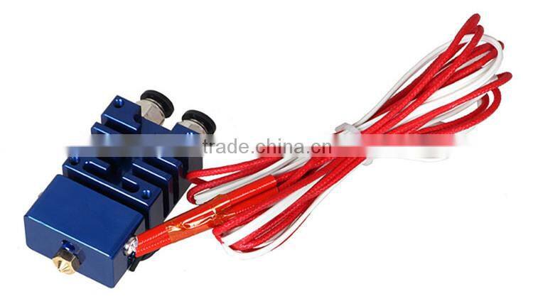 3D Printer ABS Filament Extruder For 3D Printing Parts E3D Cyclops 2 In 1 Out Hotend Extruder Machine