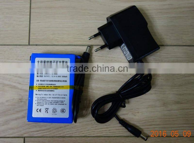Super Polymer Rechargeable 12V 9800mAh li-ion Battery