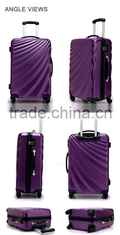 2016 Cabin Colorful ABS trolley bag, Hardshell luggage cases ,Fashion Girl travel luggage