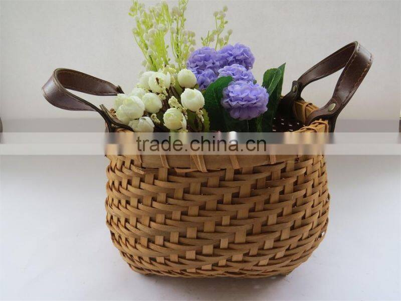 A set of special wood household essential basket