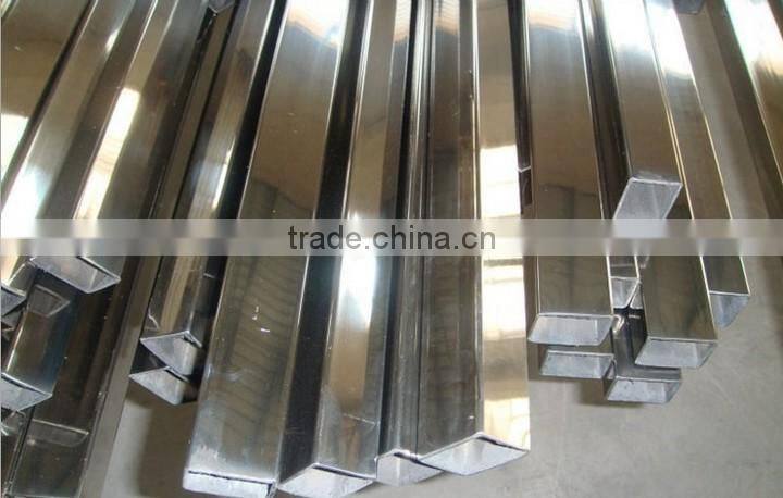 304 316 ERW 600 grit polished stainless square steel pipe for furniture