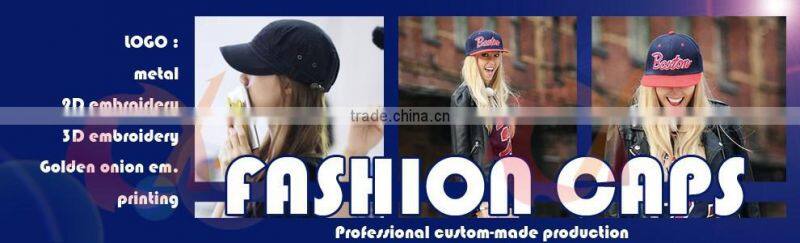 High class promotional baseball cap with embroidery logo