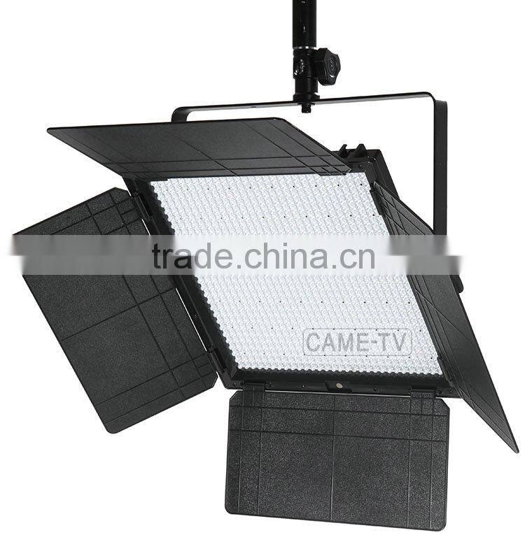 CAME-TV DOF 3x1296 LED Bi-color 5600K 3200K Dimmable HVR-1296S Panel Lighting Kit