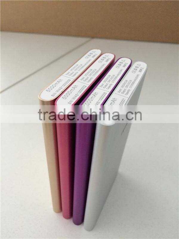 ROMAI 2015 credit card size power bank /credit card power bank with high quality