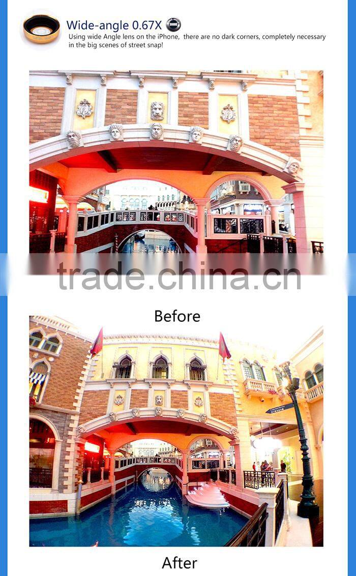 High Quality Phone Accessary Optical Glass / ABS Clip Universal 8X Telephoto Lens