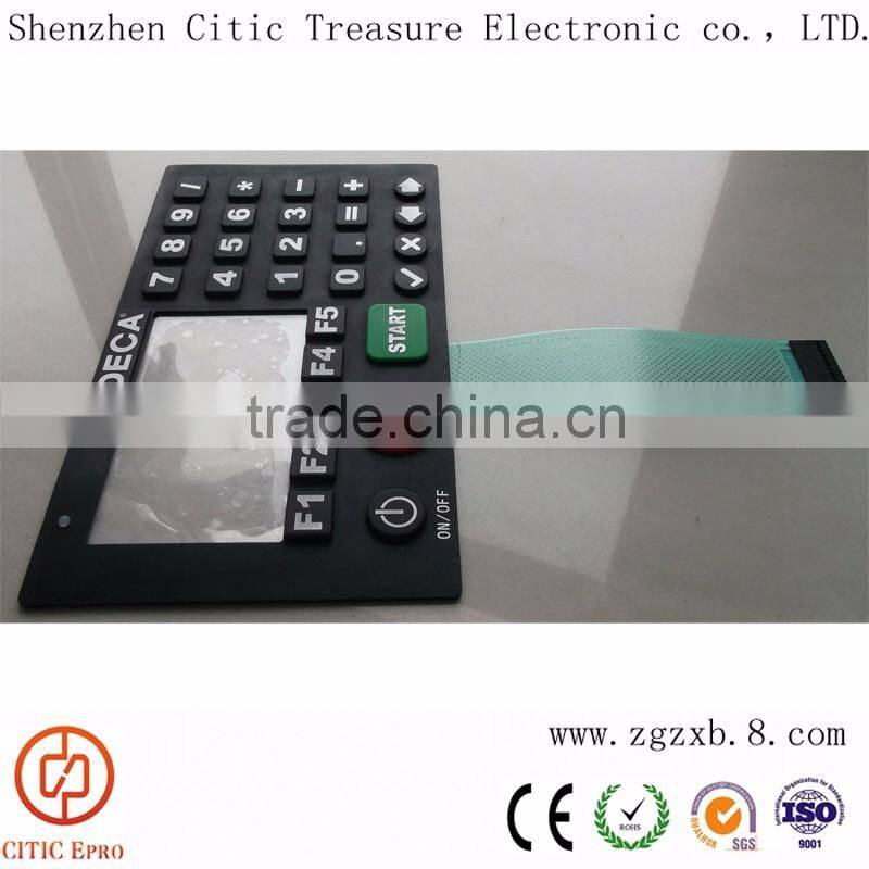 Custom Computer Keys Standard Car Remote Control Silicone Key Rubber Keypad