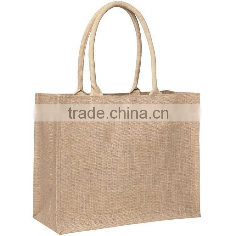 jute burlap cosmetic bag