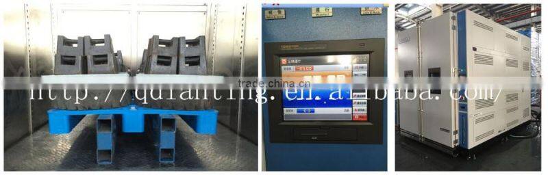 HDPE recyclable moving plastic pallet box with wheels