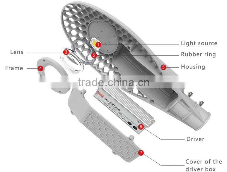 New Design Street Light Led 50w With Meanwell Driver