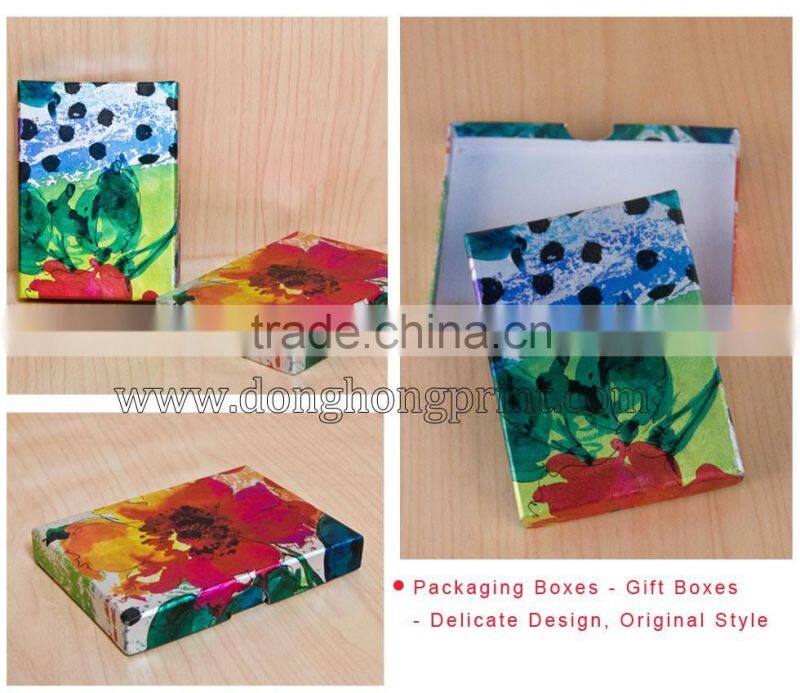 Color printed apparel elegant custom clothing box