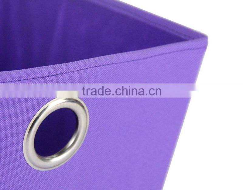 Manufacturer custom colourful home clothes storage box fabric store box
