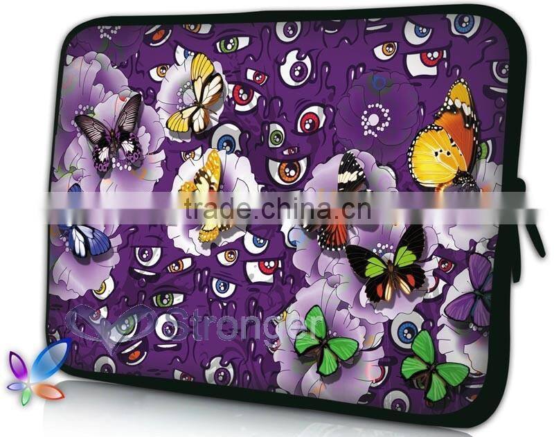14inch custom printed neoprene laptop sleeve factory wholesale