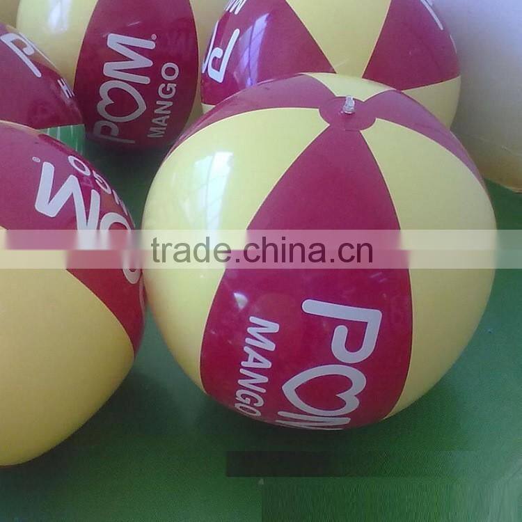 hot sale custom inflatable beach ball / inflatable Sand beach/small pvc inflatable ball for chirdren