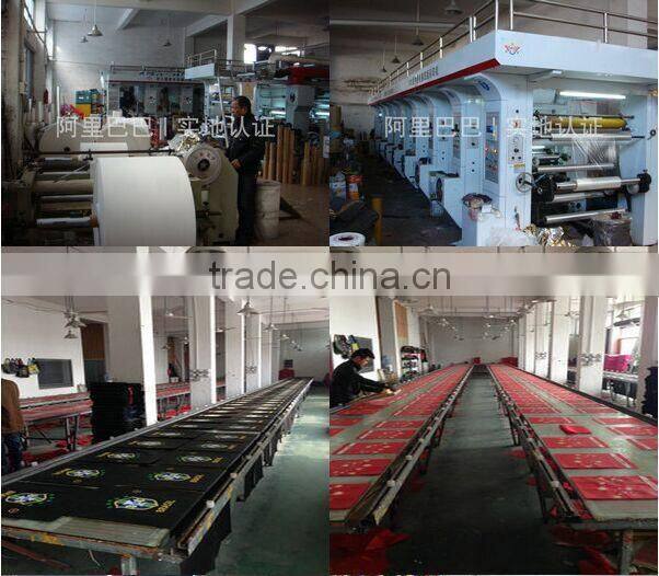 reusable recycle pp non woven material bag with film for shopping