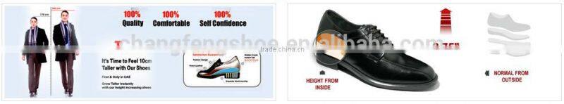 2016 new style height increasing elevator goodyear welt shoe loafers/man classic shoes / man shoe loafer