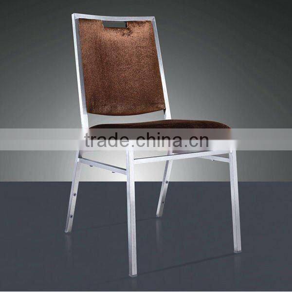 wholesale stackable coffee shop chair with fabric or leather cushion
