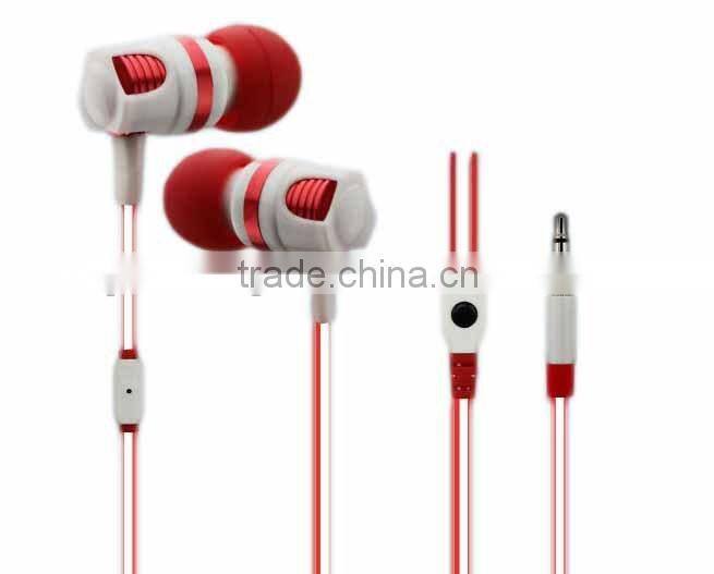 cute earphones colorful earbuds with microphone handsfree headset