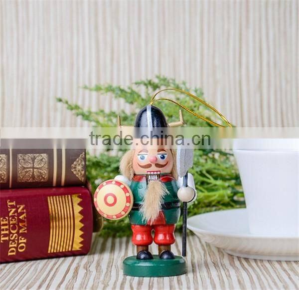 Mini promotion christmas gift wooden nutcracker