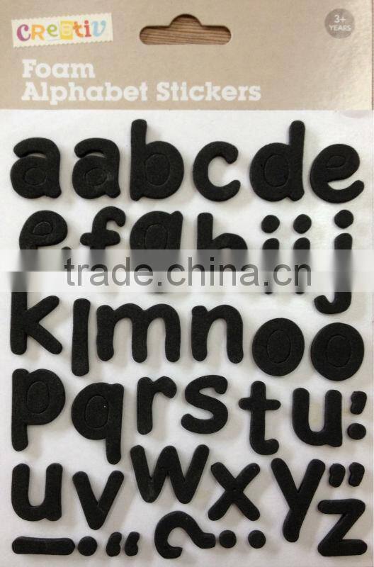 Custom Adhesive Alphabet Letter Stickers EVA Sticker