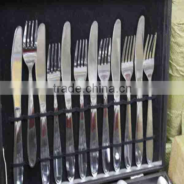 Top quality cutlrey 4 pcs set western tableware set stainless steel knife fork and spoon