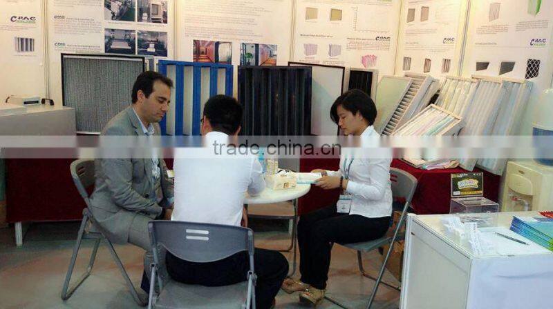 Cardboard frame pleated wire mesh disposable panel pre air filter made in China