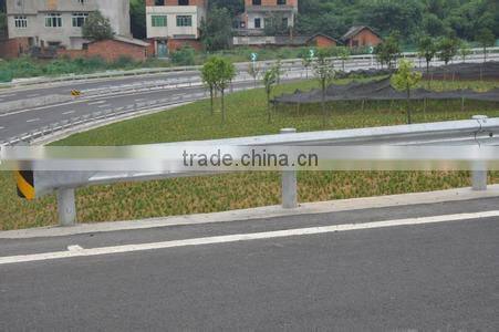 Double wave beam guardrail