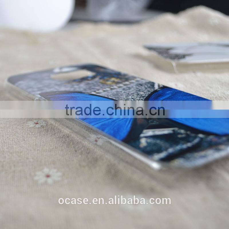 2016 New product cute girl mobile phone back cover for samsung S6 .