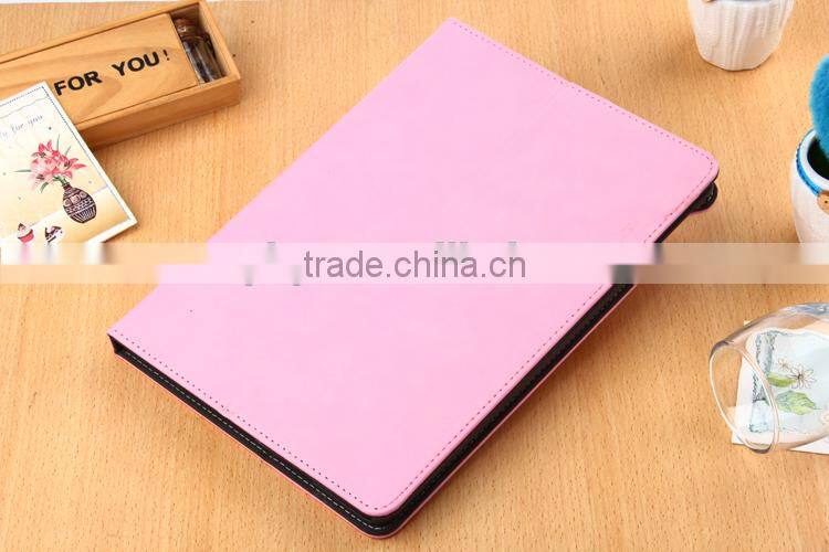 New arrival wallet leather case for ipad 6.for apple ipad air 2 case