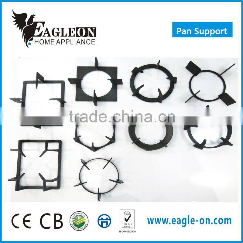 SKD/CKD Cast iron Grid/Furnace Frame/Enamel/Cast Iron Pan Support for gas stove