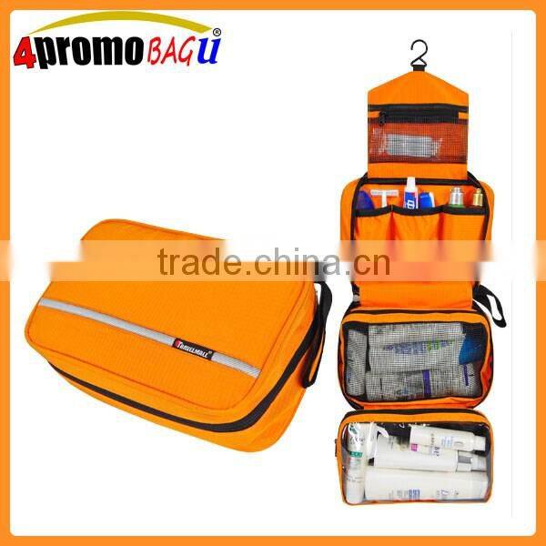 Well promotion New Design Custom Hanging Foldable Toiletry Bag