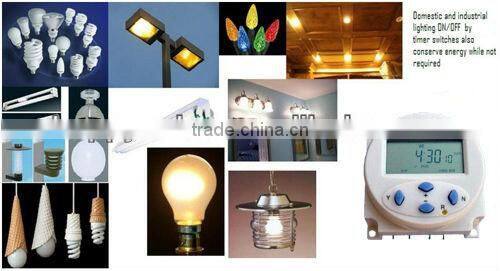 220V-240V weekly digital timer