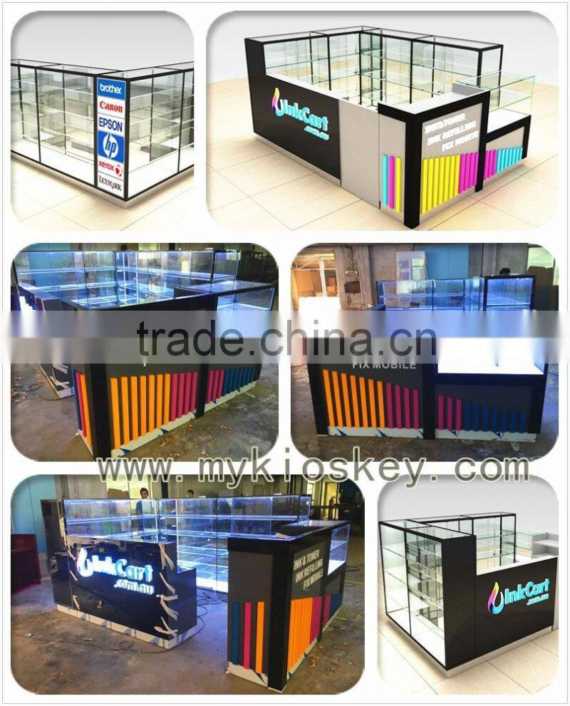Hot sale phone cases kiosk, iphone cases display kiosk, phone cases kiosk design