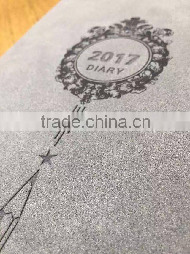 2017 PU leather Planner notebook with power bank