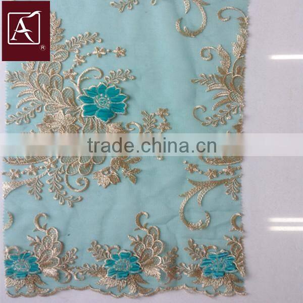fashion applique embroidery fabric