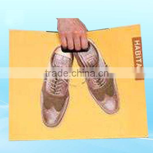 Antique heart shape printed paper bag