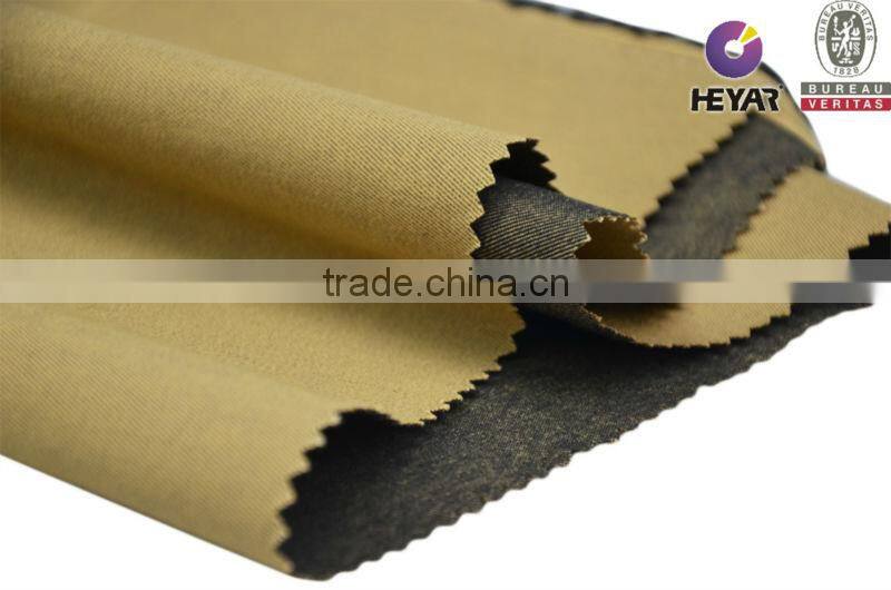 2 Tone Dyeing Cotton Poly Stretch Twill Fabric