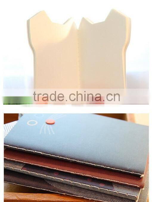 New Design Blank Fancy Paper Notebook/Wholesale Cute Animal Paper Notepad