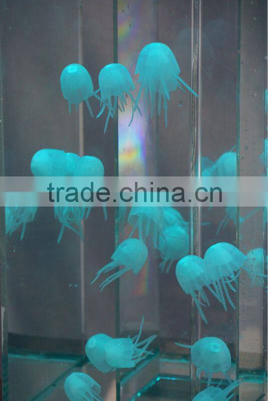 wonderfull Table top colorful Jellyfish tank. fish tank ,aquarium