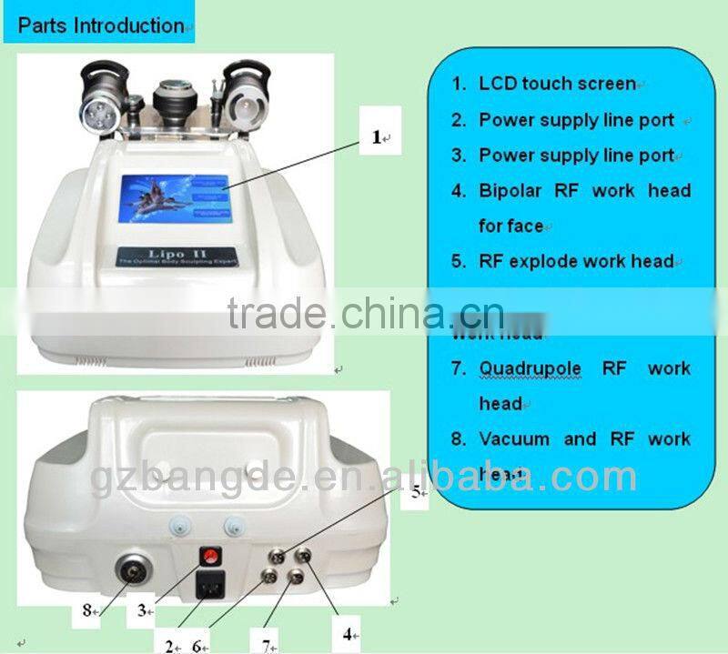 2013 Latest! The optimal body sculpting expert ultrasound cavitation machine for slimming BD-B030