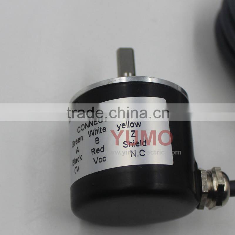 YUMO ISC3806 3600PPR 5V CNC system Solid shaft encoder optical price incremental rotary encoder