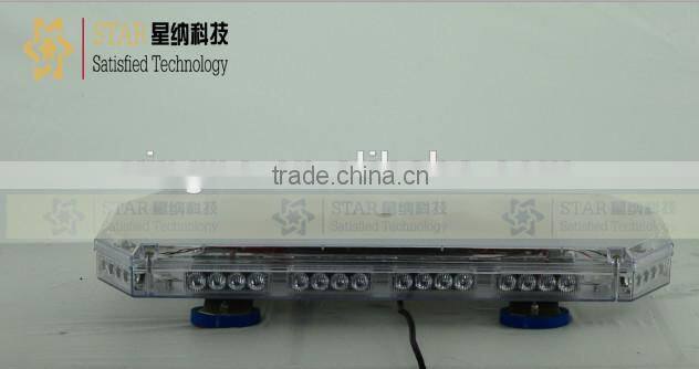 Hot selling amber police strobe led warning alarm mini led lightbar TBD-558